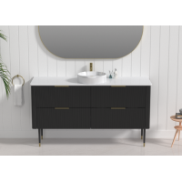 Line R-Corner Matte Black  All Drawers Series